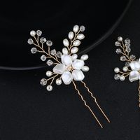 Alloy Fashion Flowers Hair Accessories  (alloy) Nhhs0202-alloy main image 2