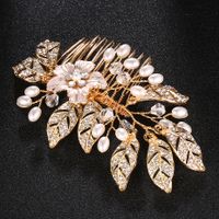 Alloy Fashion Flowers Hair Accessories  (alloy) Nhhs0274-alloy main image 2