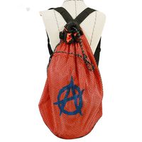 Koreanische Version Des Doppeldecker-mesh-paares Strand Tasche Herren-und Damen Tasche Reise-und Urlaubs Reise Tasche Rucksack Super Kapazität main image 3