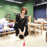 Women's Sweet Korean Style Solid Color Patchwork main image 3