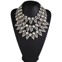 Occident Alloy Geometric Necklace ( White ) Nhjq4636 main image 1