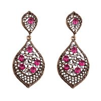 Retro Alloy Geometric Earring ( Water Pink ) Nhjq4762 main image 8