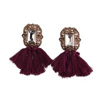 Occident Alloy Geometric Earring ( Red Wine ) Nhjq5277 main image 6
