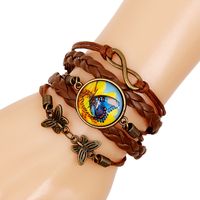 Heißer Verkauf In Europa Und Amerika Außenhandel Mehr Schicht Iges Armband Großhandel Retro Armband Zeit Edelstein Pu Armband Gewebtes Armband main image 5