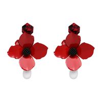 Nouvelle Fleur Série Trèfle À Quatre Feuilles Oreille Boucles Usine Place Directe Ventes Approvisionnement À Long Terme Croix-frontière E-commerce main image 1