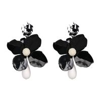Alloy Fashion Flowers Earring  (red) Nhjj4895-red main image 5