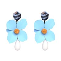 Nouvelle Fleur Série Trèfle À Quatre Feuilles Oreille Boucles Usine Place Directe Ventes Approvisionnement À Long Terme Croix-frontière E-commerce main image 7