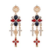 Alloy Fashion Flowers Earring  (black) Nhjj4896-black main image 4