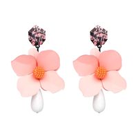 Alloy Fashion Flowers Earring  (red) Nhjj4895-red main image 8