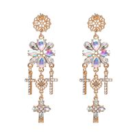 Alloy Fashion Flowers Earring  (black) Nhjj4896-black main image 5