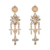 Alloy Fashion Flowers Earring  (black) Nhjj4896-black main image 6