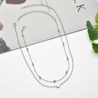 Alloy Fashion Sweetheart Necklace  (alloy) Nhbq1390-alloy main image 3