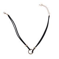 Leather Korea Geometric Necklace  (a Section) Nhjq10383-a-section main image 3