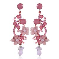 Alloy Fashion Geometric Earring  (white K Pink) Nhkq1694-white-k-pink main image 1