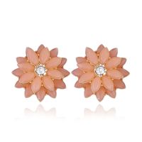 Alloy Fashion Flowers Earring  (kc Alloy Pink) Nhkq1714-kc-alloy-pink main image 1