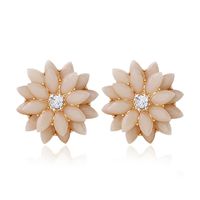 Alloy Fashion Flowers Earring  (kc Alloy Pink) Nhkq1714-kc-alloy-pink main image 3