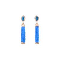 Alloy Fashion Tassel Earring  (red-1) Nhqd5332-red-1 main image 4
