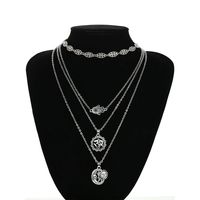 Alloy Fashion Geometric Necklace  (an Ancient Alloy ) Nhxr2349-an-ancient-alloy- main image 4