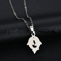 Titanium&stainless Steel Simple Animal Necklace  (butterfly - Alloy) Nhhf0064-butterfly-alloy main image 7