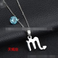 Titanium&stainless Steel Korea Geometric Necklace  (aries) Nhhf0073-aries main image 9