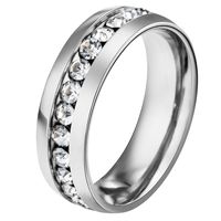 Titanium&stainless Steel Fashion Geometric Ring  (black-5) Nhhf0119-black-5 main image 34