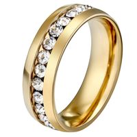 Titanium&stainless Steel Fashion Geometric Ring  (black-5) Nhhf0119-black-5 main image 4