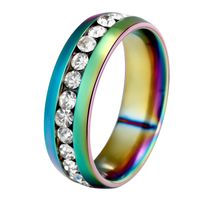 Titanium&stainless Steel Fashion Geometric Ring  (black-5) Nhhf0119-black-5 main image 12
