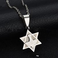 Titanium&stainless Steel Korea Geometric Necklace  (shell - Owl) Nhhf0180-shell-owl main image 7
