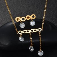 Titanium&stainless Steel Korea  Necklace  (steel Suit) Nhhf0212-steel-suit main image 2