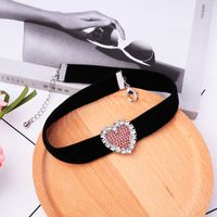 Alloy Fashion Sweetheart The Necklace  (red - 1) Nhqd5376-red-1 main image 2