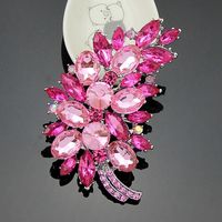 Neue Mehrfarbige Feder Brosche Mode Rosa Corsa Gen Kragen Accessoires Blumenstrauß Accessoires main image 1