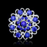 Alloy Fashion Flowers A Brooch  (bright Red Ab002 - B) Nhdr2683-bright-red-ab002-b main image 5
