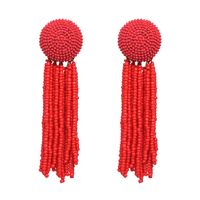 Alloy Fashion Geometric Earring  (red) Nhjj4808-red main image 1