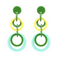 2018 Jujia Neue Geometrische Runde Ohrringe Personal Isierte Ohrringe   Grenz Überschreitende E-commerce-hersteller Direkt Genehmigt main image 4