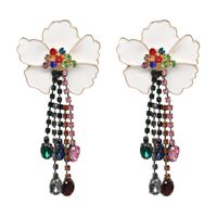 Alloy Fashion Flowers Earring  (red) Nhjj4826-red main image 5