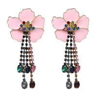 Alloy Fashion Flowers Earring  (red) Nhjj4826-red main image 6
