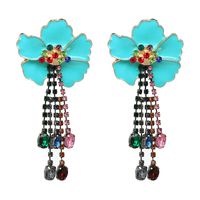 Alloy Fashion Flowers Earring  (red) Nhjj4826-red main image 7