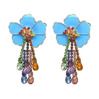 Alloy Fashion Flowers Earring  (yellow) Nhjj4829-yellow main image 7