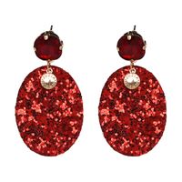 Alloy Fashion Geometric Earring  (red) Nhjj4830-red main image 2
