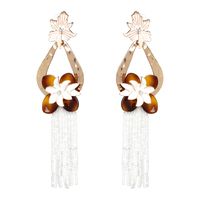 Alloy Fashion Flowers Earring  (red) Nhjj4833-red main image 6