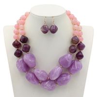 Plastic Fashion Geometric Body Jewelry  (purple) Nhct0283-purple main image 1
