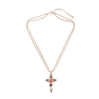 Alloy Fashion Geometric Necklace  (photo Color) Nhqd5281-photo-color sku image 1