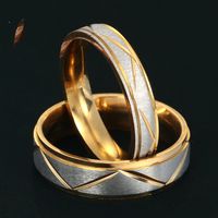Titanium&stainless Steel Fashion Geometric Ring  (men -6) Nhhf0621-men-6 main image 1
