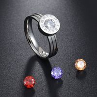 Titanium&stainless Steel Fashion Geometric Ring  (steel Color-5) Nhhf0644-steel-color-5 main image 1
