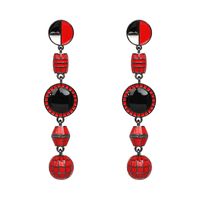 Alloy Fashion Geometric Earring  (red) Nhjj4934-red main image 2
