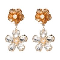 Imitated Crystal&cz Fashion Flowers Earring  (red) Nhjj4939-red main image 6