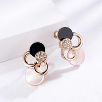 Alloy Fashion Geometric Earring  (rose Alloy) Nhlj3996-rose-alloy main image 1