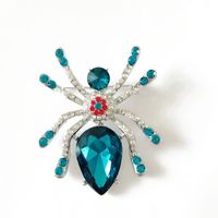Approvisionnement D'usine Classique Gemme Bleue Diamant Bijou Broche Animal Forme Saphir Broche Robe Pin main image 1
