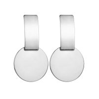 Alloy Simple Geometric Earring  (alloy) Nhbq1498-alloy main image 3