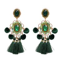 Alloy Fashion Geometric Earring  (green) Nhjj4965-green main image 1